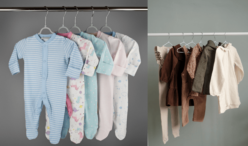 Babykleidung aus Polyerster-Spinngarn