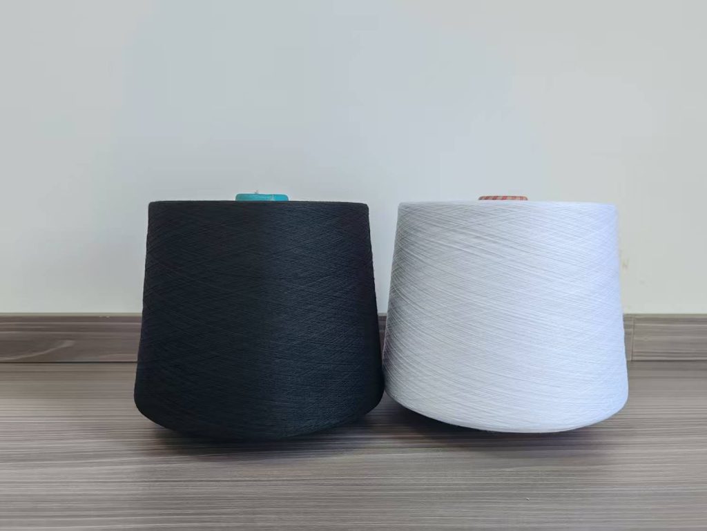 Polyester spun yarn